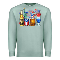 Seafoam 4th of July American drinks Premium Sweatshirt - Neo Western
