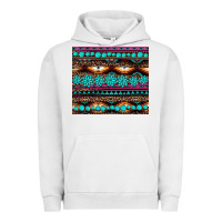 Pigment Lunar Rock leopard aztec turquoise jewelry Urban Hoodie - BarkalooDesign