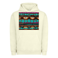 Leopard Aztec Turquoise Jewelry Urban Hoodie | Teevron