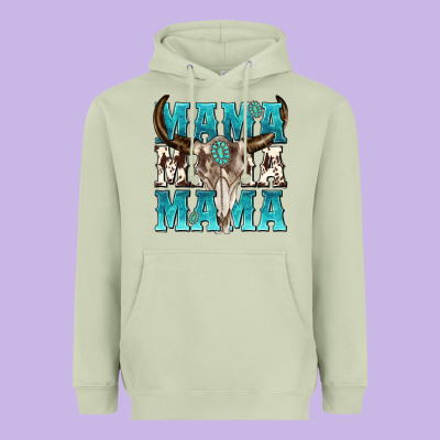 Mama Mama Mama Heavyweight Hoodie Designed By Texasbilliewilder