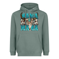 Sage mama mama mama Heavyweight Hoodie - texasbilliewilder