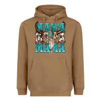 Toasted Coconut mama mama mama Heavyweight Hoodie - texasbilliewilder