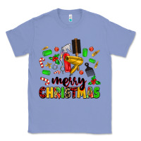 Colony Blue merry christmas hair Classic Tee - MaliasSmallBusiness