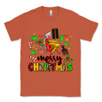 Copper merry christmas hair Classic Tee - MaliasSmallBusiness