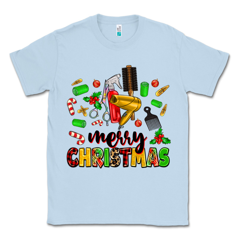 Merry Christmas Hair Classic Tee by MaliasSmallBusiness | Teevron