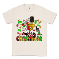 Natural merry christmas hair Classic Tee - MaliasSmallBusiness
