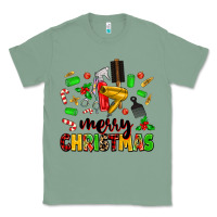 Sage merry christmas hair Classic Tee - MaliasSmallBusiness
