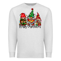 Oatmeal Heather merry christmas gnomes Premium Sweatshirt - CowhideDigitalArt