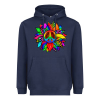 Navy pride sunflower Heavyweight Hoodie - Zillion Design Studio