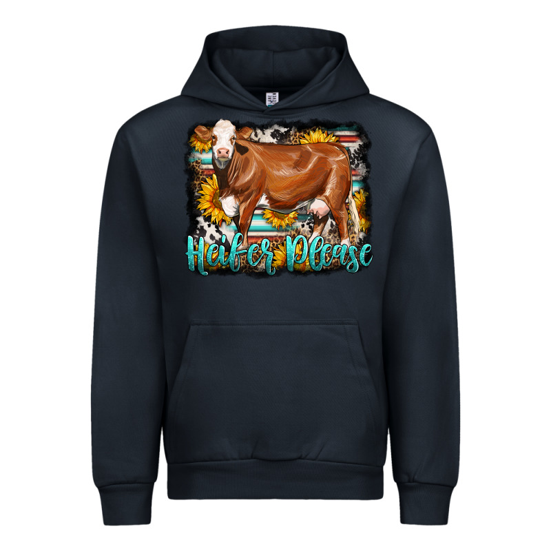 Western Heifer Please Simmental Cow Urban Hoodie by LillyAllenDesigns | Teevron