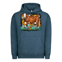 Pigment Midnight Navy Western Heifer Please Simmental Cow Urban Hoodie - LillyAllenDesigns
