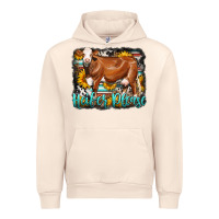 Sandshell Western Heifer Please Simmental Cow Urban Hoodie - LillyAllenDesigns
