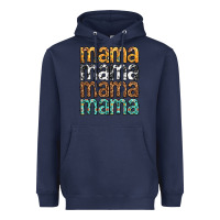 Navy mama mama mama mama mothers day Heavyweight Hoodie - texasbilliewilder