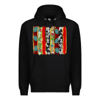 Black christmas brushstroke Premium Hoodie - AdoDesignShop