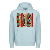 Blue Mist christmas brushstroke Premium Hoodie - AdoDesignShop