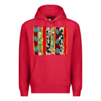 Cardinal christmas brushstroke Premium Hoodie - AdoDesignShop