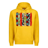 Lemon christmas brushstroke Premium Hoodie - AdoDesignShop