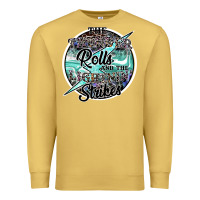 Antique Gold the thunder rolls and the lightnin strikes Premium Sweatshirt - SublimationCraftShop