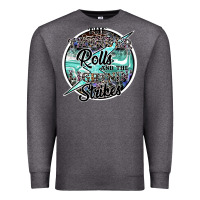 Charcoal Heather the thunder rolls and the lightnin strikes Premium Sweatshirt - SublimationCraftShop