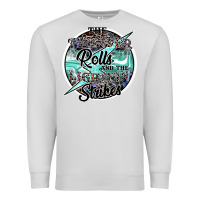 Dove Grey the thunder rolls and the lightnin strikes Premium Sweatshirt - SublimationCraftShop