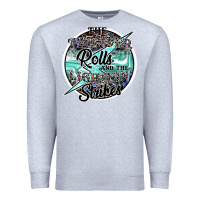 Heather Grey the thunder rolls and the lightnin strikes Premium Sweatshirt - SublimationCraftShop