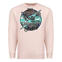 Pale Pink the thunder rolls and the lightnin strikes Premium Sweatshirt - SublimationCraftShop