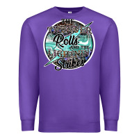 Purple the thunder rolls and the lightnin strikes Premium Sweatshirt - SublimationCraftShop
