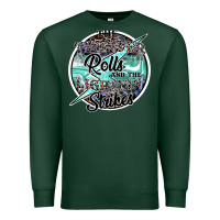 Sports Green the thunder rolls and the lightnin strikes Premium Sweatshirt - SublimationCraftShop