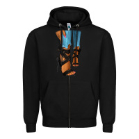 Black black heels black fashion girl Zipper Hoodie - RanaPortraitStore