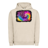 Pigment French Oak tie dye leopard glitter background Urban Hoodie - Jasminsmagicworld