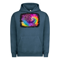 Pigment Midnight Navy tie dye leopard glitter background Urban Hoodie - Jasminsmagicworld