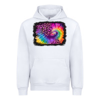 White tie dye leopard glitter background Urban Hoodie - Jasminsmagicworld