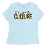 Baby Blue do it for the culture juneteenth Ladies Tee - BarkalooDesign