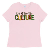 Bubblegum Pink do it for the culture juneteenth Ladies Tee - BarkalooDesign