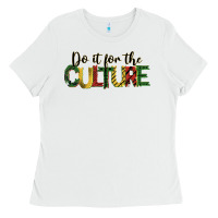 White do it for the culture juneteenth Ladies Tee - BarkalooDesign