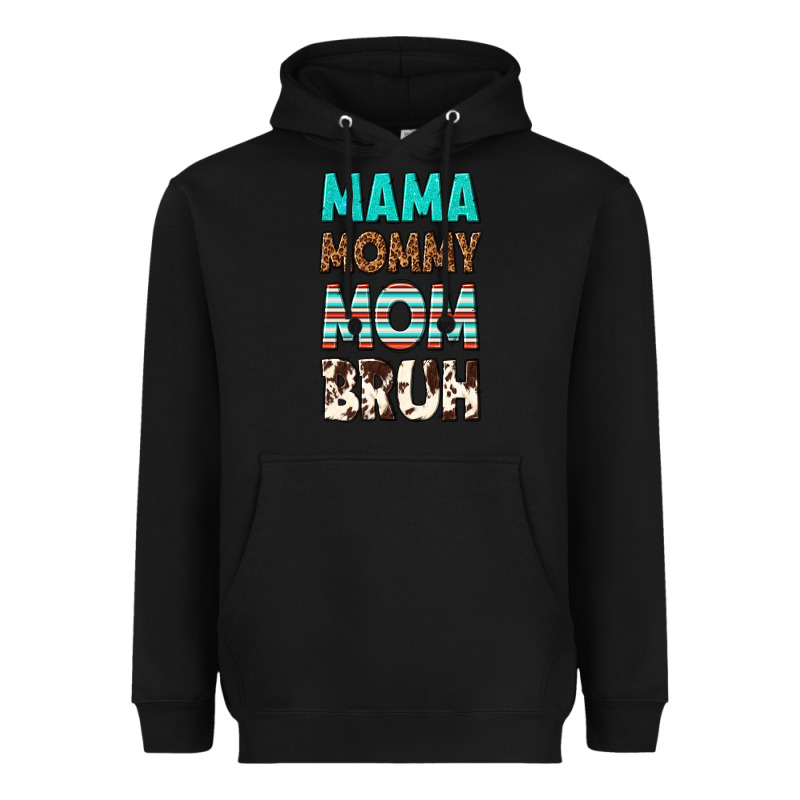 Mama Mommy Mom Bruh Heavyweight Hoodie by texasbilliewilder | Teevron