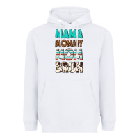 White mama mommy mom bruh Heavyweight Hoodie - texasbilliewilder