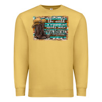 Antique Gold the world needs more cowgirls Premium Sweatshirt - SublimationCraftShop
