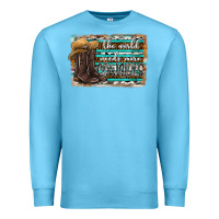 Ocean Blue the world needs more cowgirls Premium Sweatshirt - SublimationCraftShop
