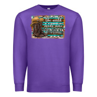 Purple the world needs more cowgirls Premium Sweatshirt - SublimationCraftShop