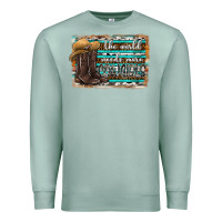 Seafoam the world needs more cowgirls Premium Sweatshirt - SublimationCraftShop