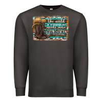 Smoke the world needs more cowgirls Premium Sweatshirt - SublimationCraftShop