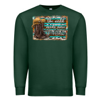 Sports Green the world needs more cowgirls Premium Sweatshirt - SublimationCraftShop
