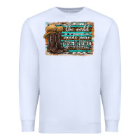 White the world needs more cowgirls Premium Sweatshirt - SublimationCraftShop