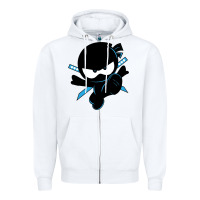 White ninja kid Zipper Hoodie - Unal Design