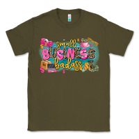 Army Green Small business badass Classic Tee - MaliasSmallBusiness