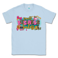 Dusty Blue Small business badass Classic Tee - MaliasSmallBusiness