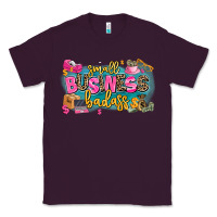 Plum Small business badass Classic Tee - MaliasSmallBusiness
