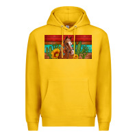 Lemon aztec horse cactus and sunflowers license plate template Premium Hoodie - Artiststas