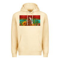 Pina Colada aztec horse cactus and sunflowers license plate template Premium Hoodie - Artiststas